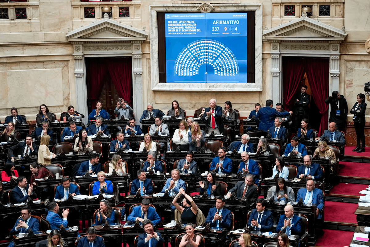 Discapacidad: el Gobierno desarmó su propio recorte y Diputados aprobó la ley con 237 votos