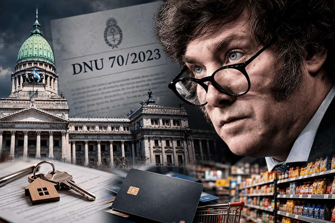 Alquileres, tarjetas y góndolas: qué vuelve a regir si Diputados voltea el DNU 70 el 15 de octubre
